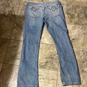 Women's cruel gruel straight leg with Embellished Pockets